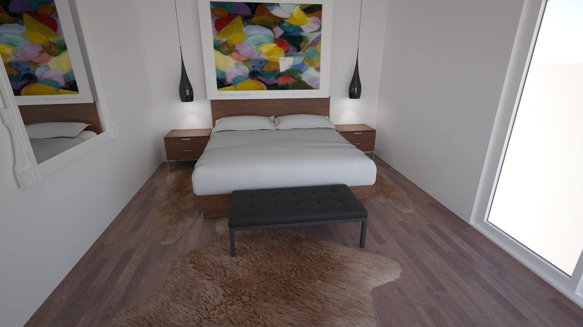 Tips on how to place your rug in the bedroom Design Tips