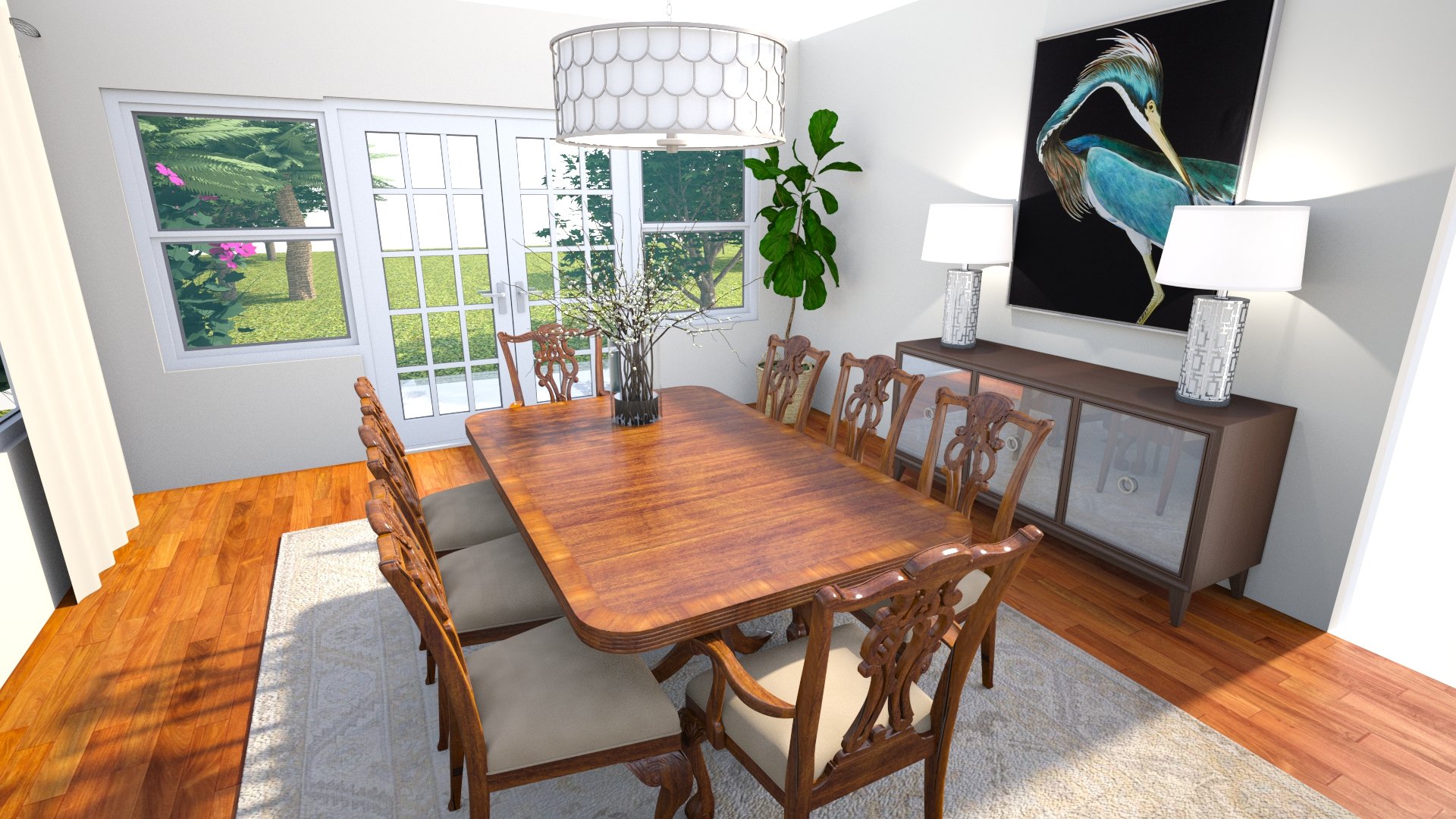 Decorating a large dining room wall? | Design Tips