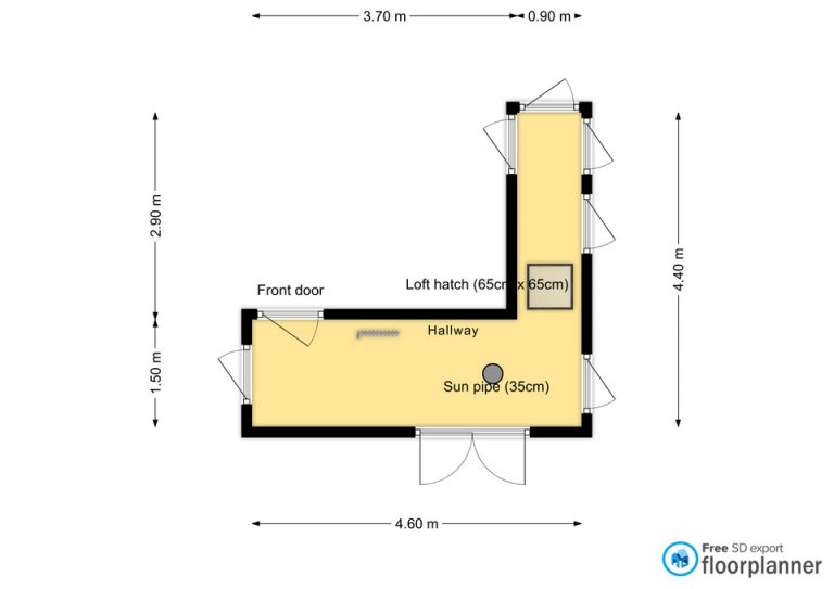 The width of a hallway Design Tips