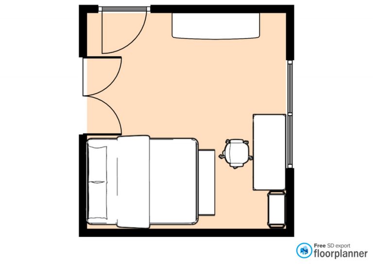 The perfect size bed for a guest room Design Tips