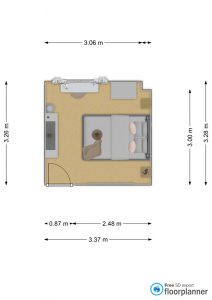 Arranging bedroom furniture in a square room | Design Tips