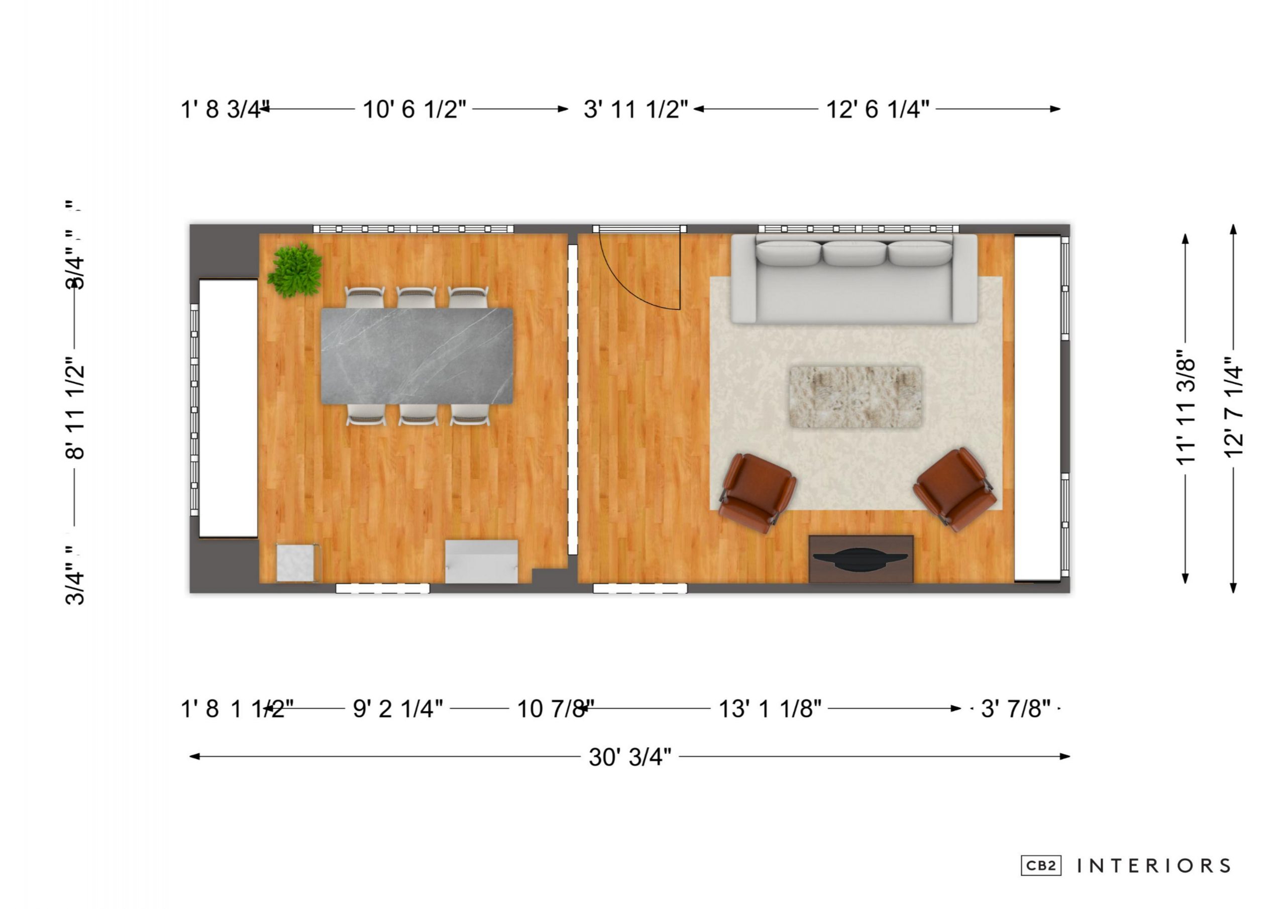Arranging furniture in a living/ dining room combo Design Tips