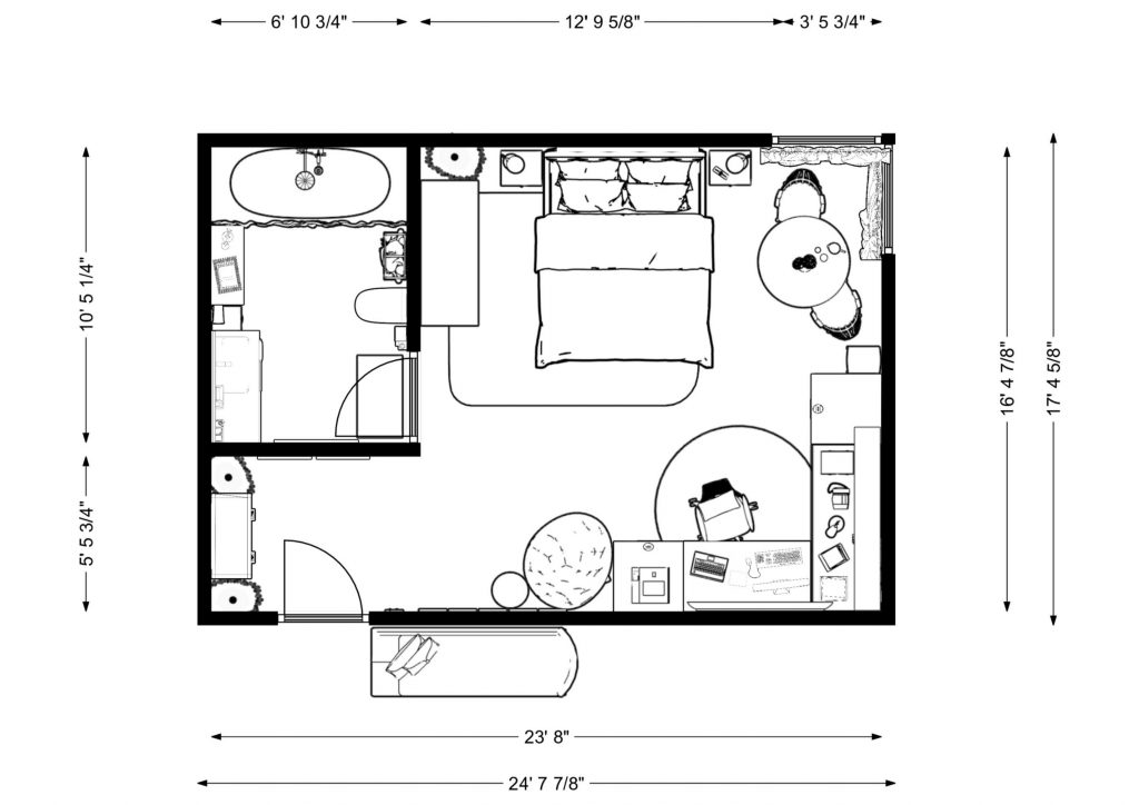 Tips for drawing a bedroom Design Tips