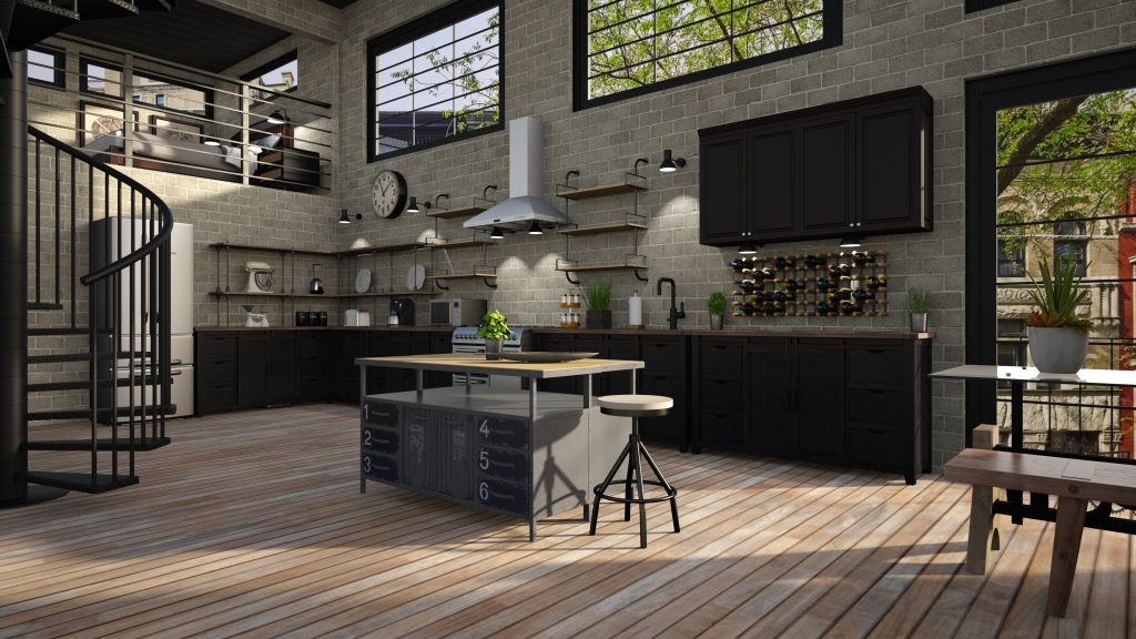 industrial kitchen