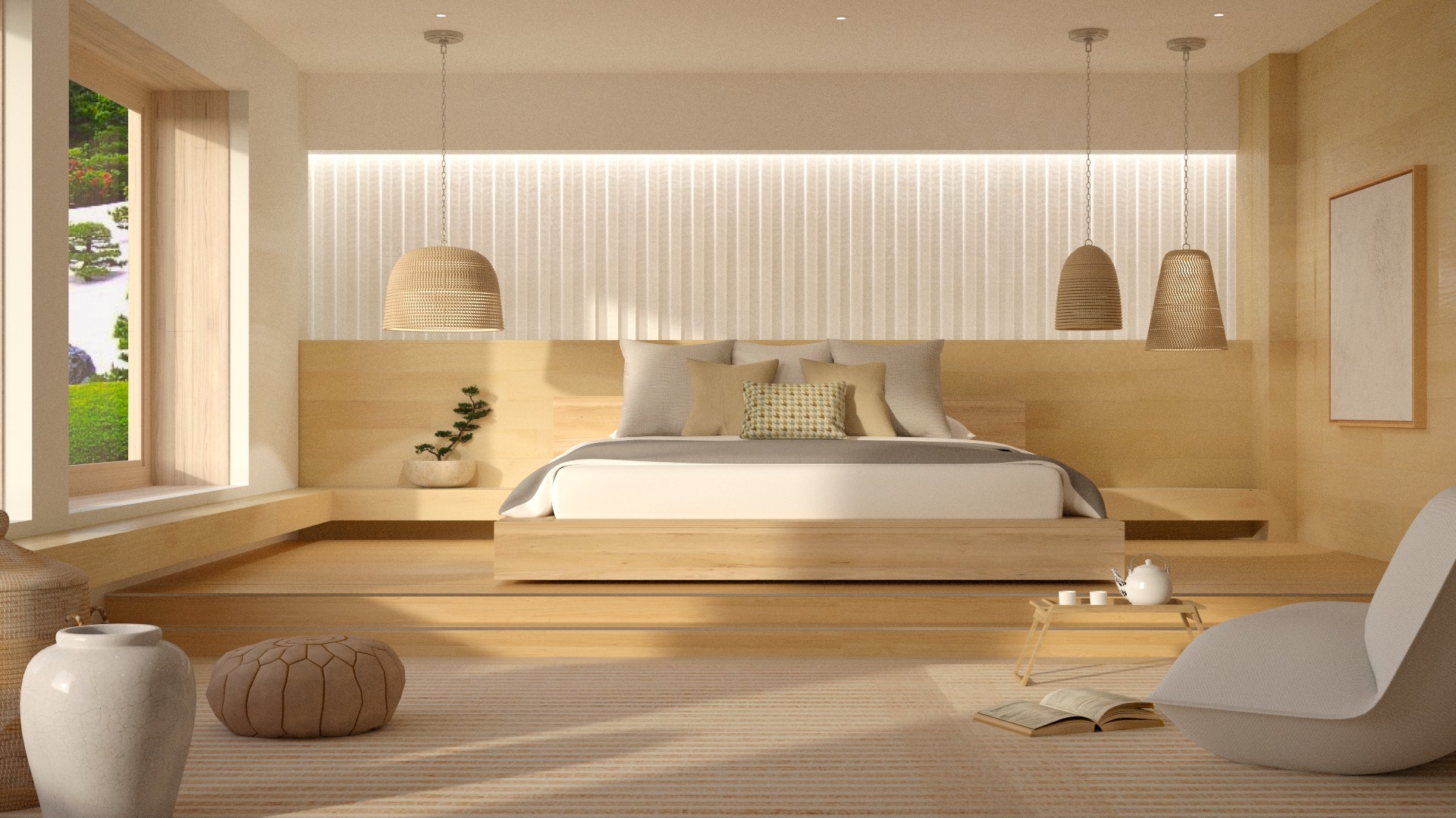 Japanese Style Bedroom Design Tips   50681255 Dominicjames 